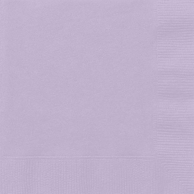 LAVENDER PAPER NAPKINS FOR PARTY, 20 PACK DISPOSABLE LUNCH NAPKINS  SOFT 2-PLY TABLEWARE FOR BIRTHDAY, WEDDING, BABY SHOWER, PICNIC & CELEBRATION  PASTEL PURPLE THEME DCOR - Image 1